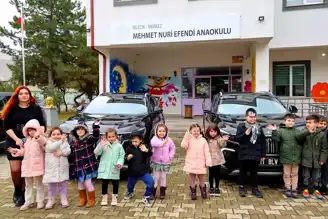 Bilecik'te Anaokulu Öğrencileri Togg ile Tanıştı